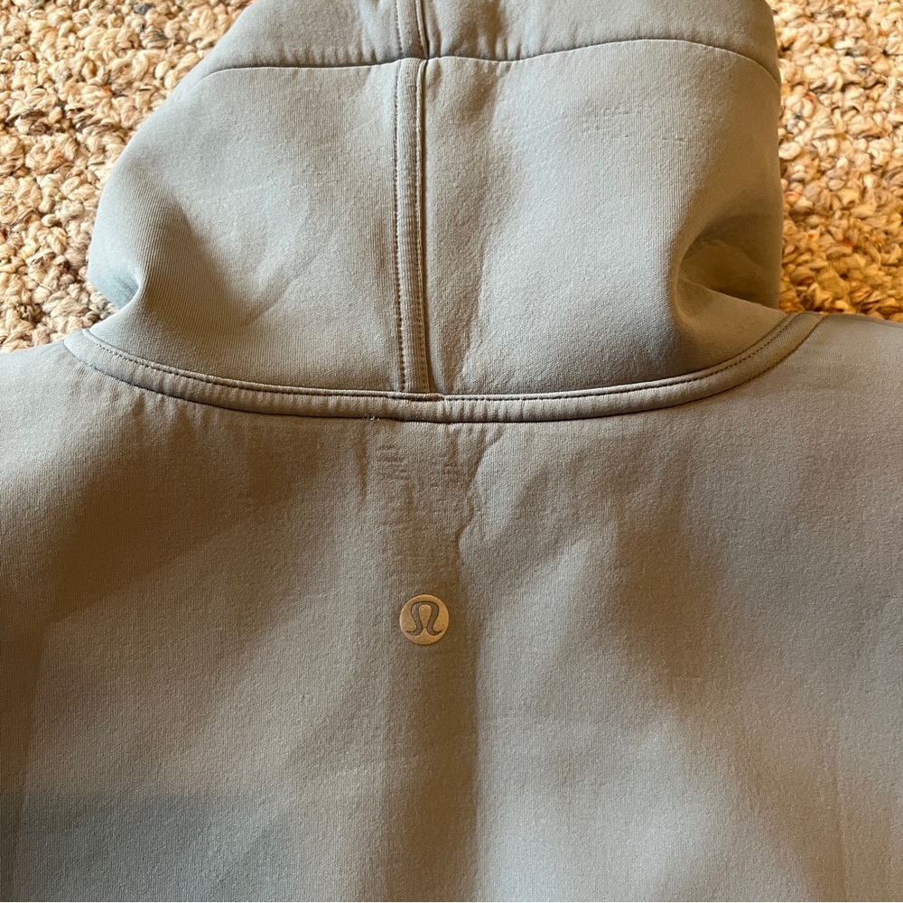 Lululemon Full Flourish Pullover oversized cowl-neck sweater blue women’s 6 - Picture 8 of 9